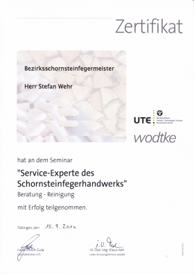 Zertifikat Wodtke